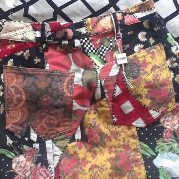 Pre Y2K, '90s vintage Moschino boho pencil skirt small - Picture 8 of 8